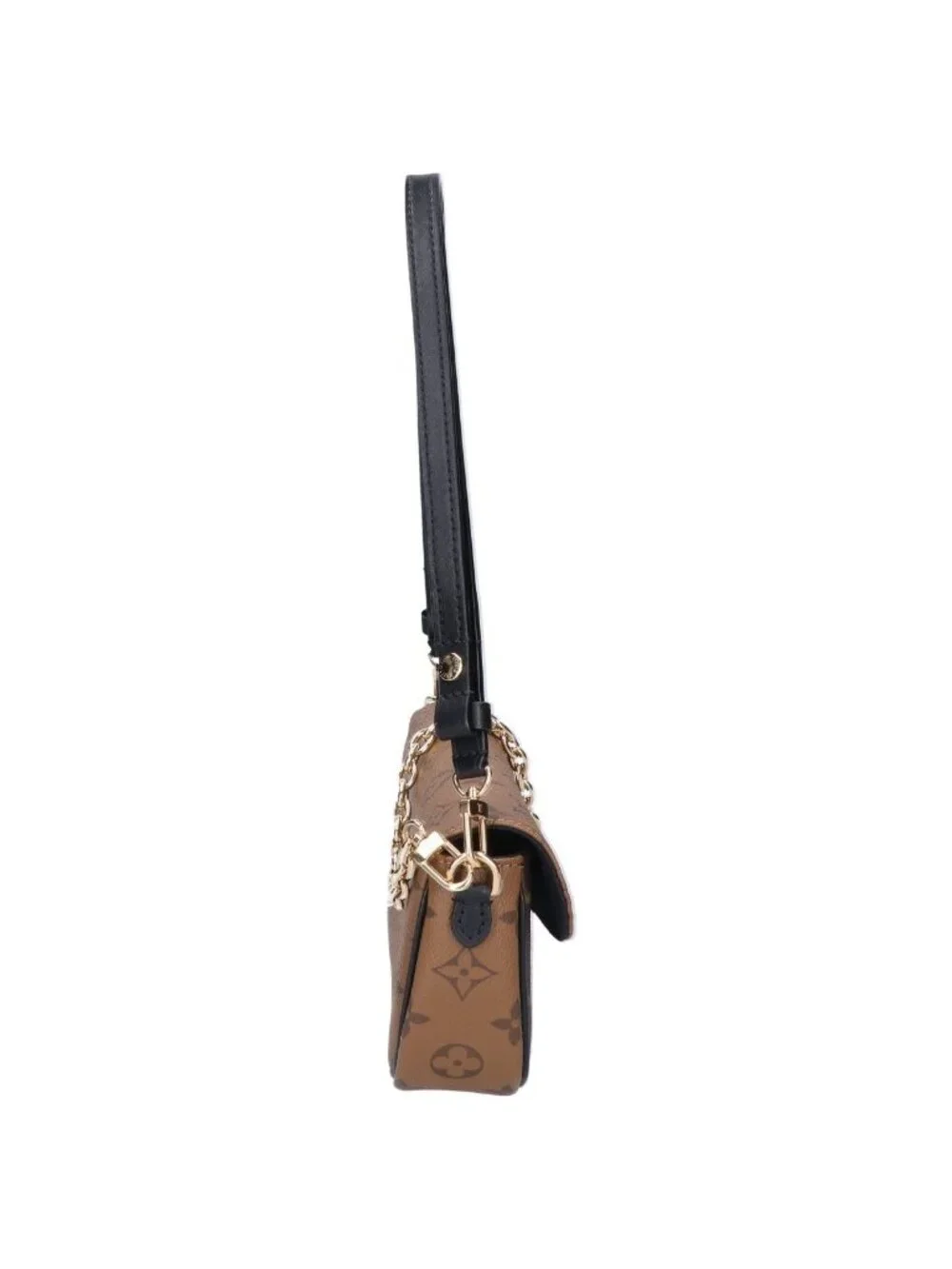 Louis Vuitton Monogram Reverse Wallet on Chain Ivy 2-Way Shoulder Bag